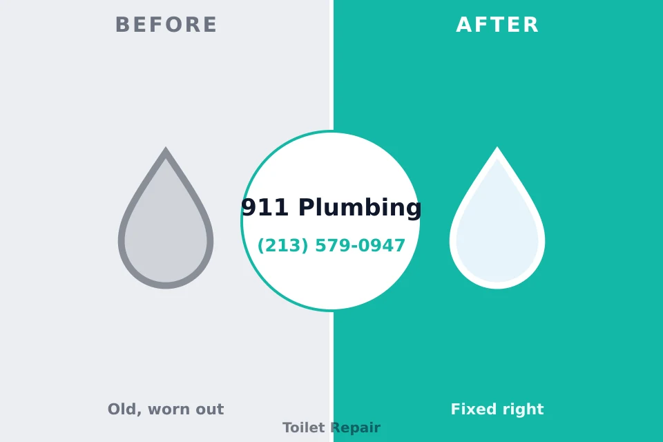 Before and after: plumbing company Magnolia, OH